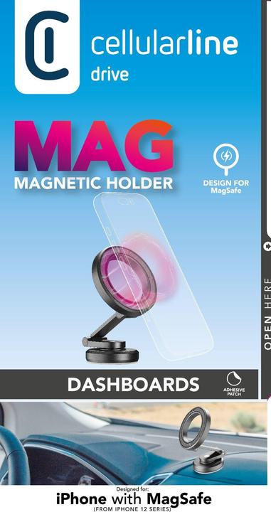Produktbild Cellularline MagSafe Compact Mag In-Car Holder Black