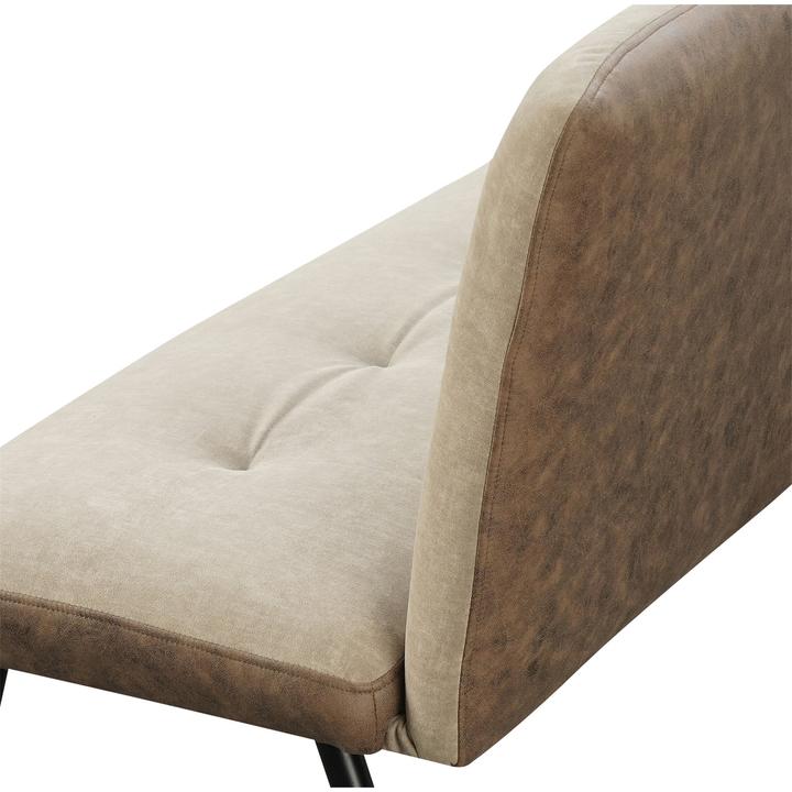 Produktbild HTI-Living Bank 3-Sitzer Antikbraun/Taupe Joschka (140 cm)