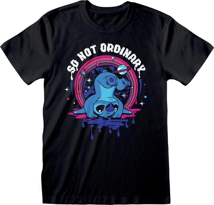 Actual product image Lilo & Stitch Unisex Adult Not Ordinary T-Shirt (4XL)