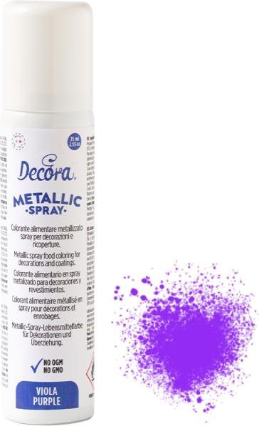 Produktbild Decora Metallic Spray Violett, 75 ml (7.50 cl)