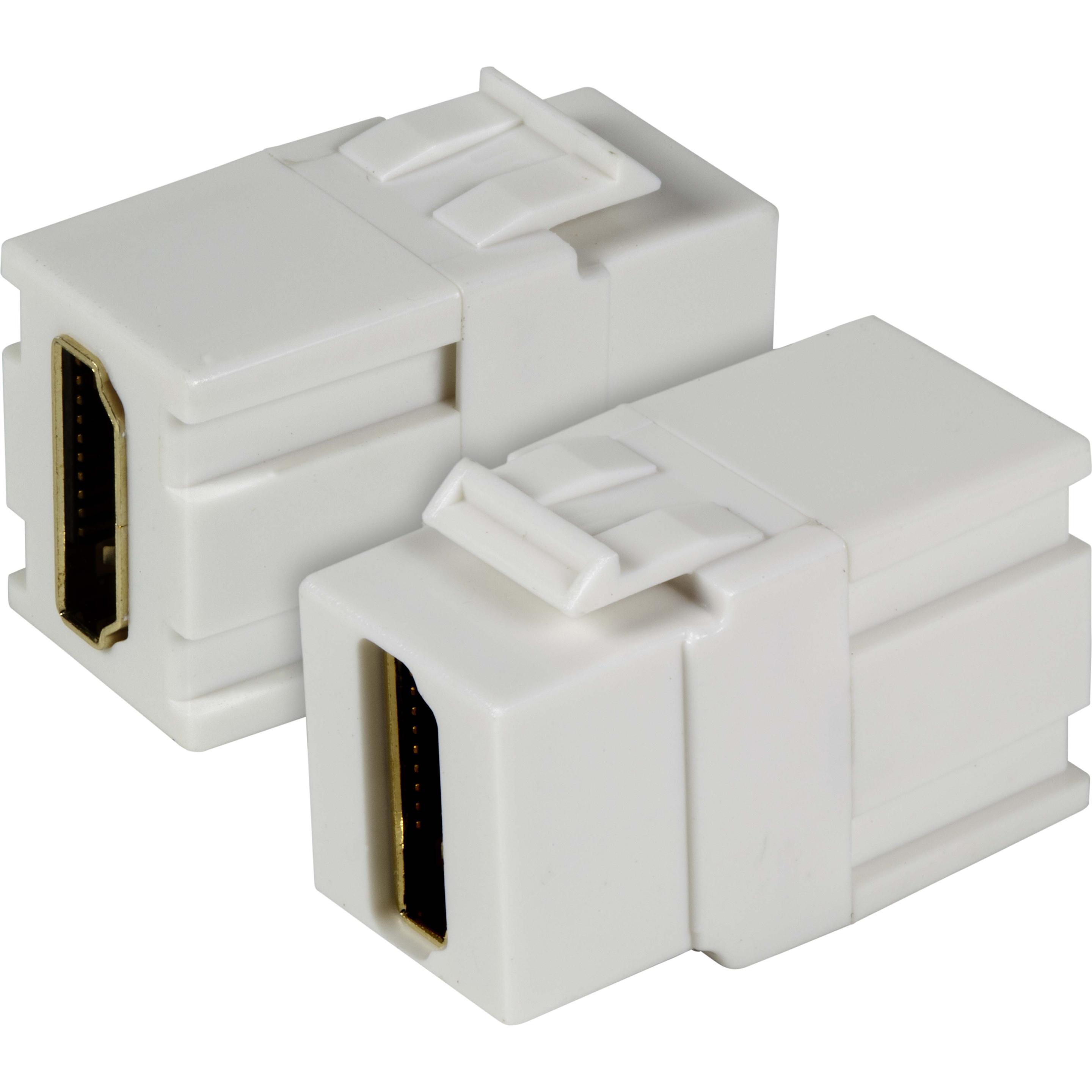EFB Elektronik EFB Keystone Einbauadapter HDMI A (HDMI), Data + Video Adapter, Weiss