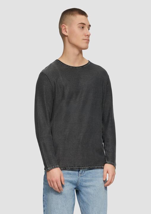 Immagine prodotto s.Oliver Strickpullover Gewaschener Strickpullover mit Rollkante (L, M)