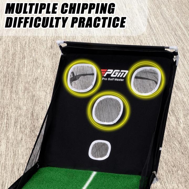 Immagine prodotto PGM Golf Puttingmatte – Golf-Übungsmatte mit Putting & Chipping Set