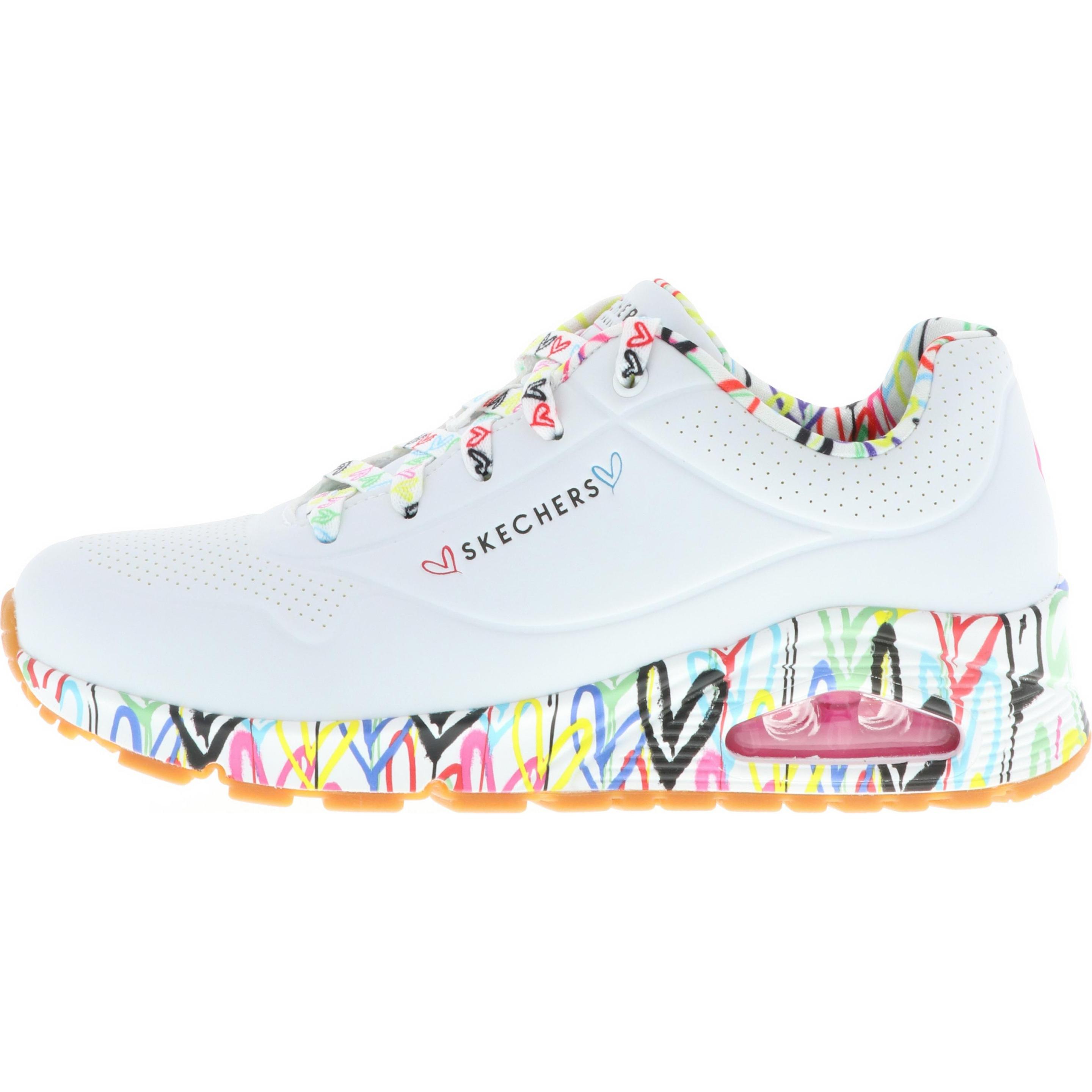 Thumbnail - Skechers, Damen, Sneaker, Uno - Loving Love, Weiss, (37)