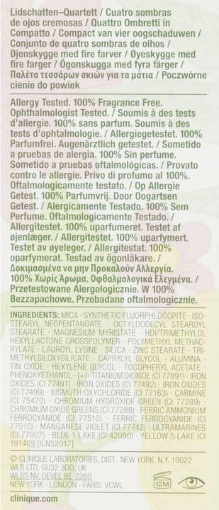 Actual product image Clinique All About Shadow Quad Teddy Bear (Teddy bear)