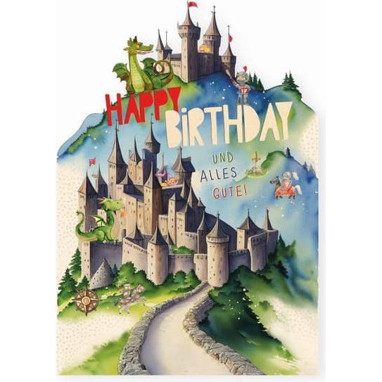 Skorpion, Grusskarte + Briefpapier, Glückwunschkarte - Happy Birthday und alles Gute - mit Umschlag (1 Stk.)