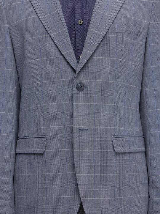 Actual product image Selected Slim Fit Check Blazer (50)