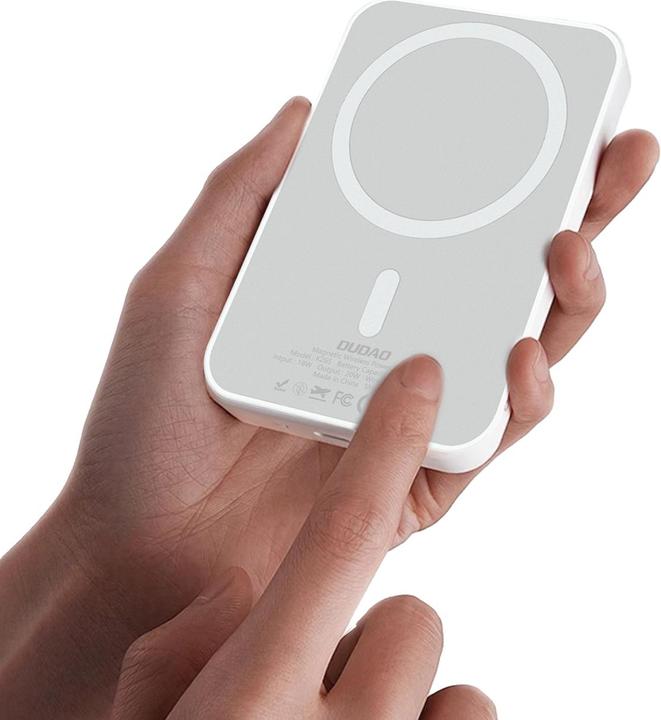 Produktbild Dudao Powerbank K26S 5000mAh 20W USB-A / USB-C / MagSafe - white (5000 mAh, 20 W, 18.50 Wh)