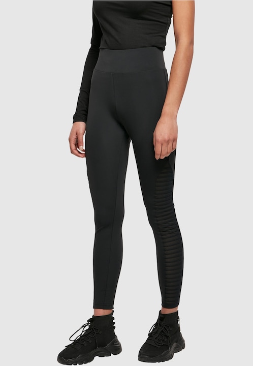 Immagine prodotto Urban Classics Leggings a vita alta Biker Tech Mesh da donna (XS)