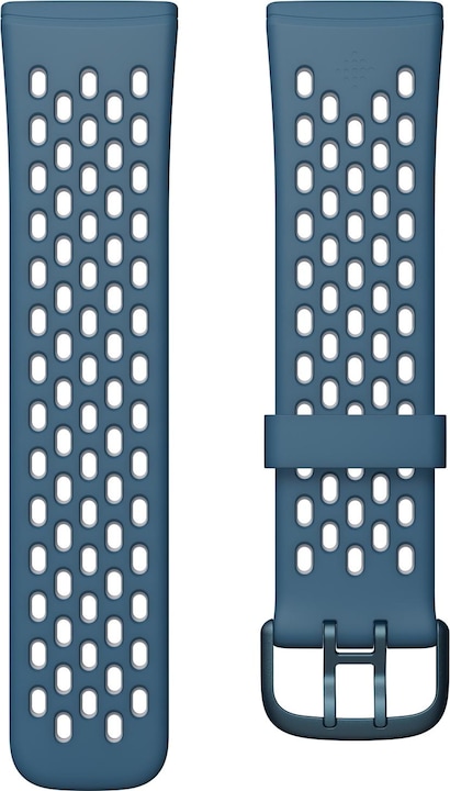 Fitbit Versa 3/Sense Sportarmband L (Silikon, Versa 3, Sense)