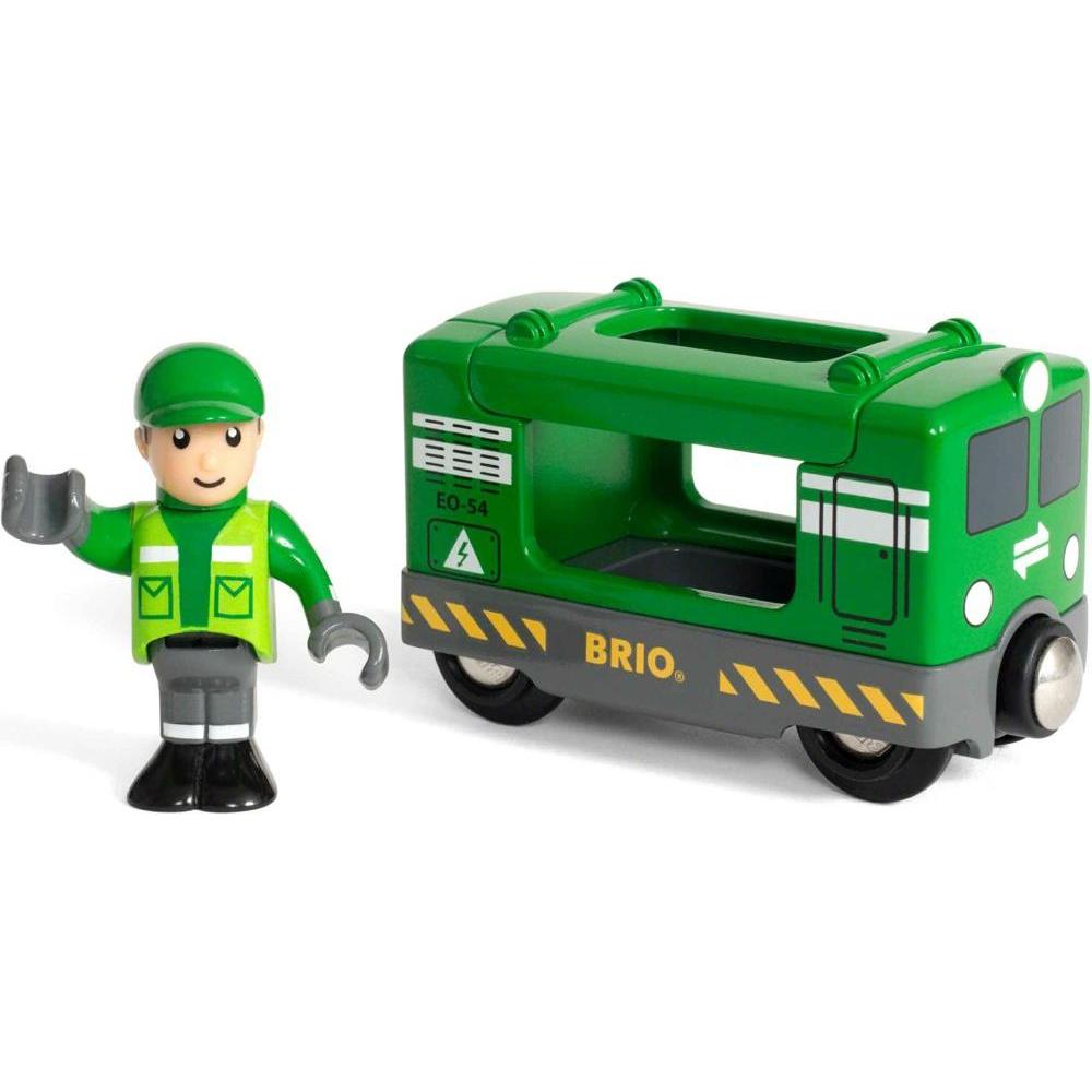 Brio Frachtlok mit Fahrer