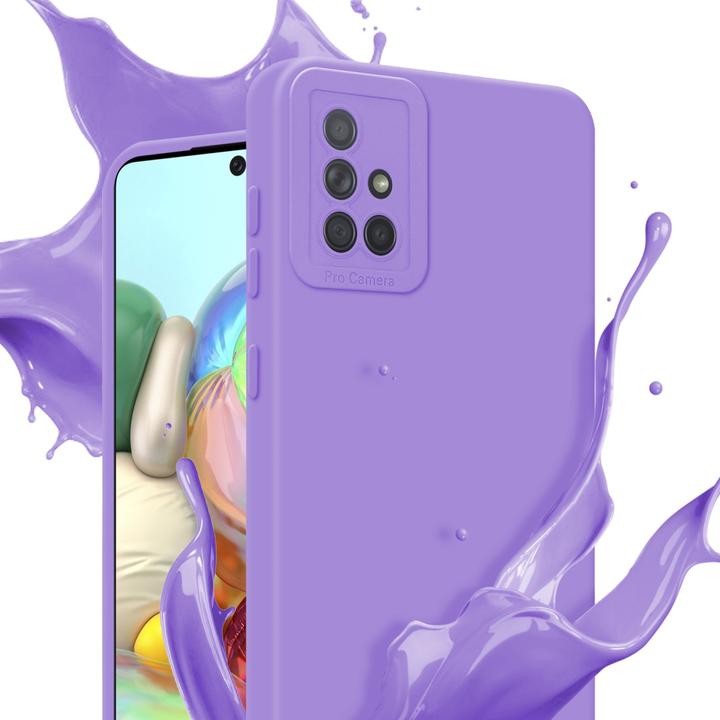 Actual product image Cadorabo Case for Samsung Galaxy A71 4G in TPU Fluid LM162 Style (Samsung Galaxy A71)
