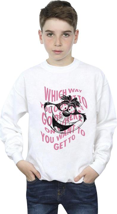 Produktbild Disney Jungen Alice im Wunderland Chesire Katze Sweatshirt (128)