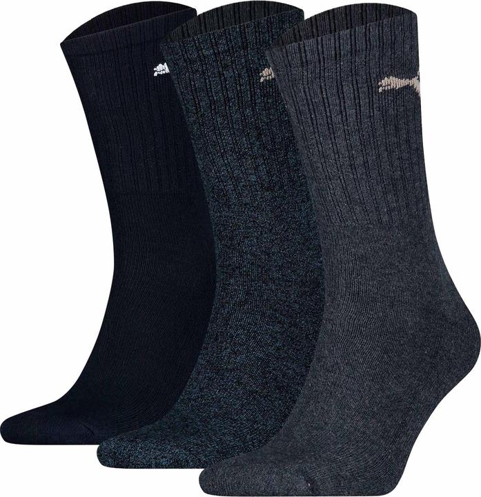 Actual product image Puma Unisex Sports Socks 3 Pair (pack of 3, 39 - 42)