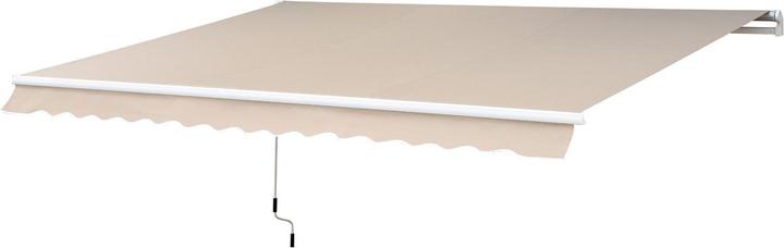 Actual product image Swisshandel24 Alu-Markise Gelenkarmmarkise 3m Beige (3 m)