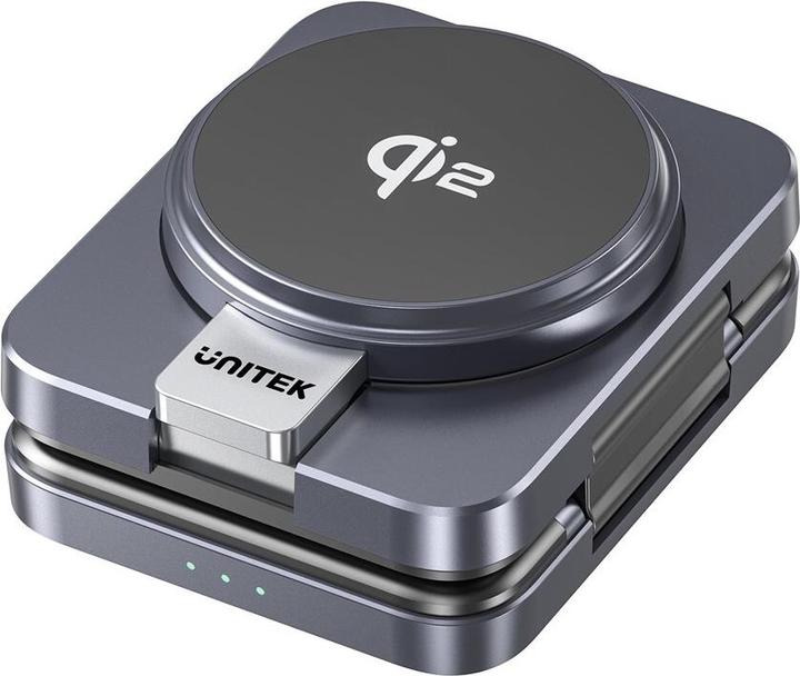 Produktbild Unitek Stacja ładująca Składana 3w1 Qi2 15w Szara (15 W)