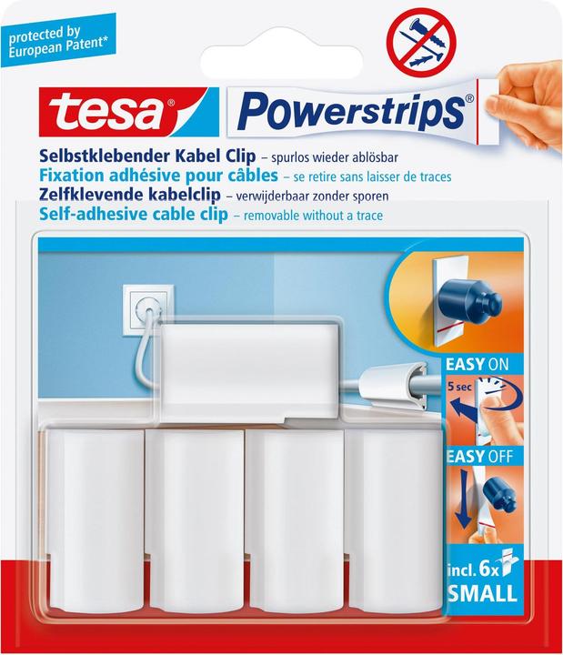 tesa Powerstrips Kabelclip