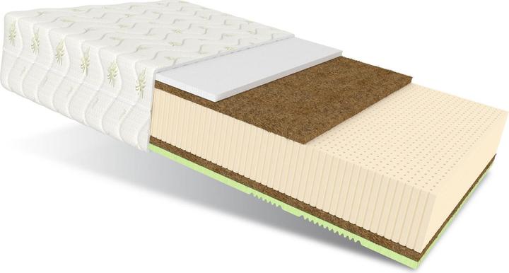 Avetoe Matratze 160x200 GIOVANI MAX - 7 Zonen ALOE VERA - H3 - 27cm (Noyau  en latex, 160 x 200 cm)