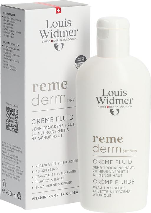 Produktbild Widmer Louis Remederm Creme Fluide parfumiert 200 ml (200 ml, Gesichtsfluid)