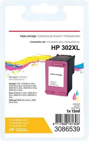 Image du produit Office Depot Cartouche d'encre Compatible HP 302XL F6U67AE Cyan, Magenta, Jaune (M, C, Y)