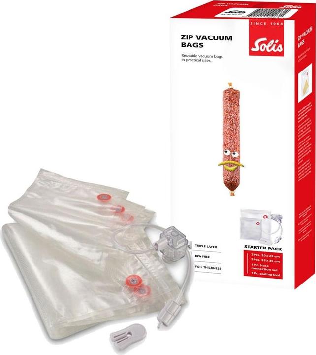 Actual product image Solis Zip vacuum bag starter set (5x)