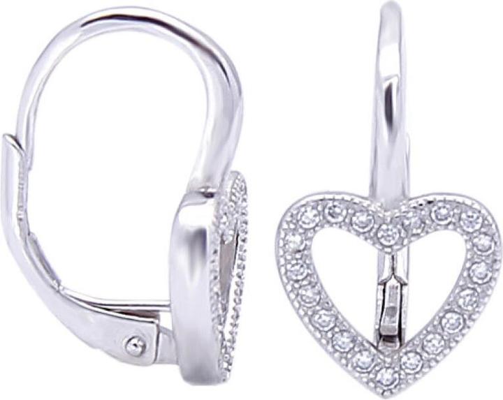 Immagine prodotto Beneto Orecchini a cuore in argento AGUC1958 (L) (Argento)
