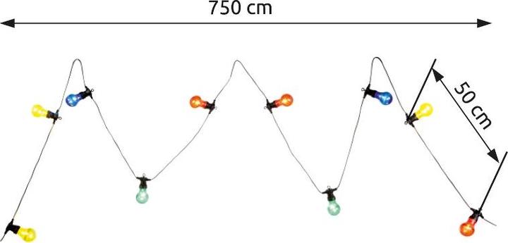 Actual product image Globo LED light chain Nirvana (4.50 m)