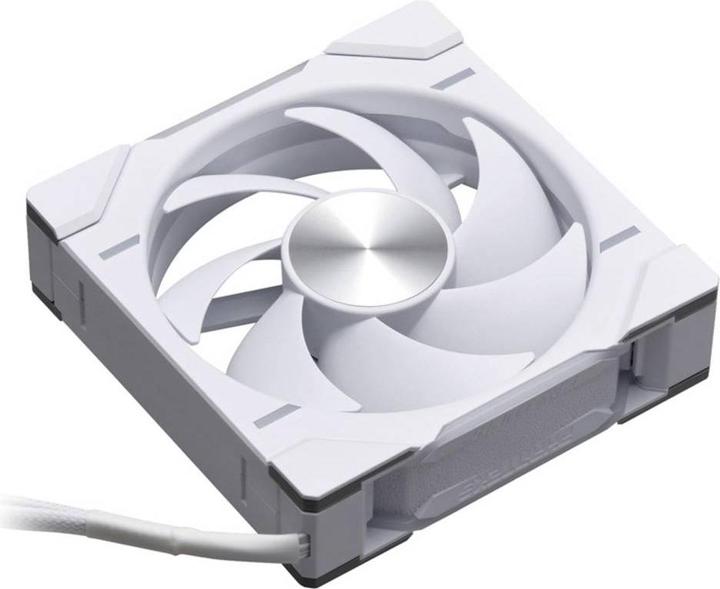 Actual product image Phanteks D30 PWM Regular Airflow D-RGB Fan, 3-pack - 120mm, white (120 mm, 3 x)