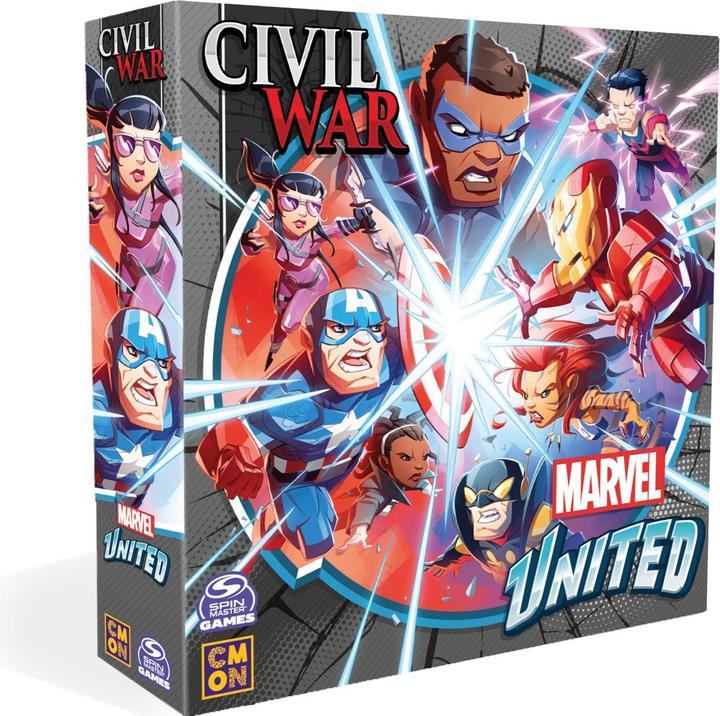 Asmodée Marvel United - Civil War : Ed. Italiana