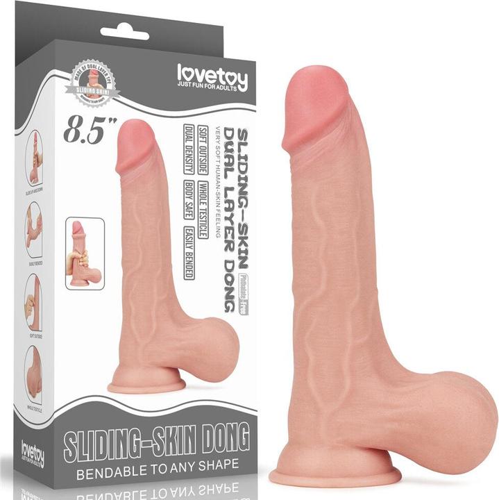 Immagine prodotto Lovetoy Dildo scorrevole a doppio strato 8,5 naturale