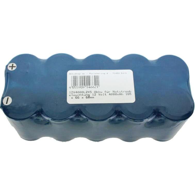 Thumbnail - XCell Akku für Notstrombeleuchtung 12 Volt 4000mAh 165 x 66 x 60mm (1 Stk., 4000 mAh, Ladegerät inkl. Akku), Akku Ladege...