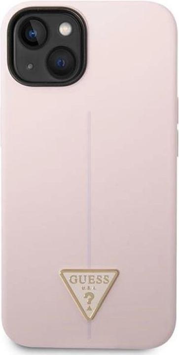 Produktbild Guess GUHCP14MSLTGU iPhone 14 Plus 6,7" fioletowy/purple hardcase Silicone Triangle (Apple iPhone 14 Plus)