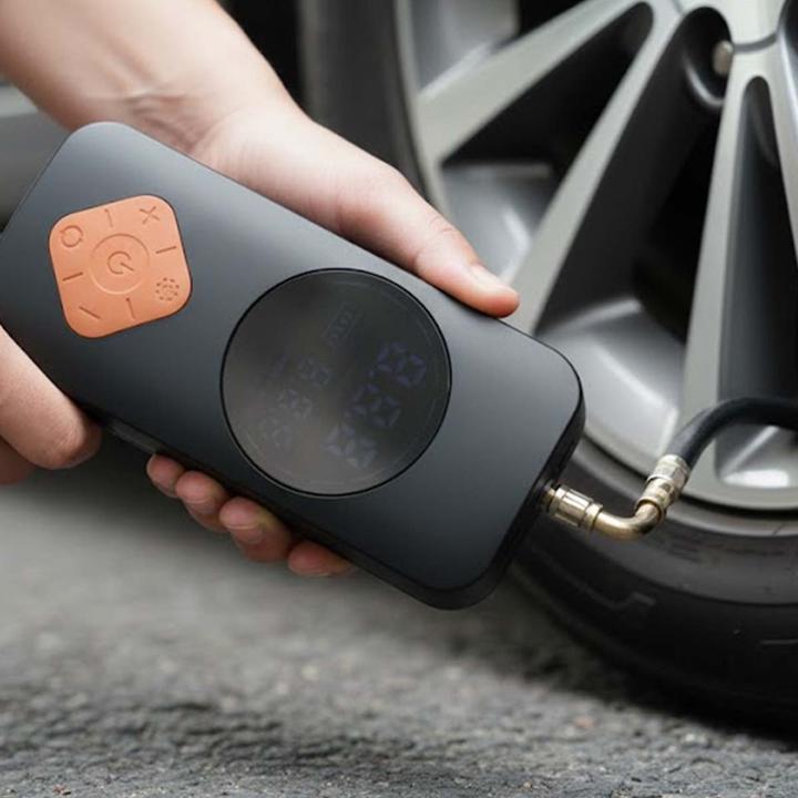 Actual product image Avizar Tragbarer Luftkompressor USB-C mit Display