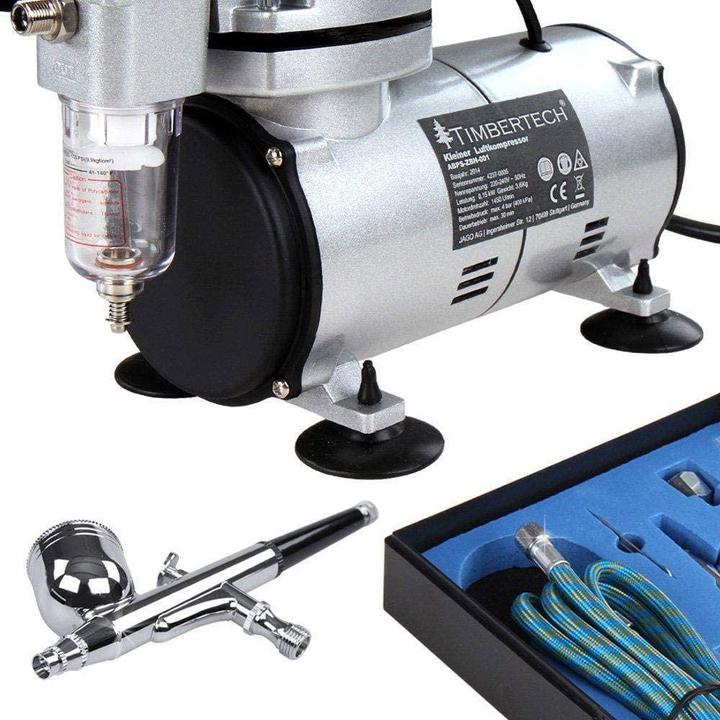 Immagine prodotto Timbertech Set per aerografo con compressore