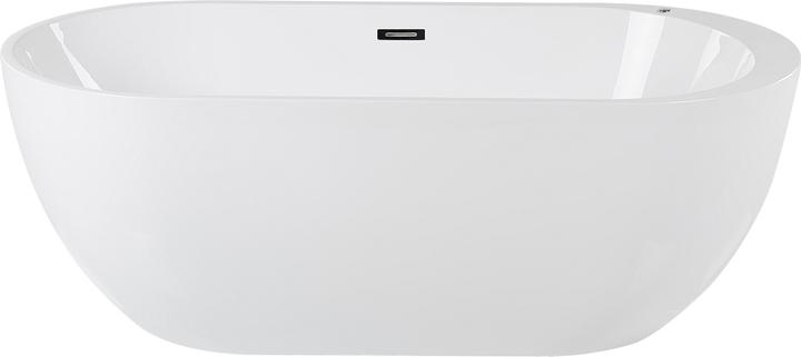 Actual product image Beliani Whirlpool Bath Free-standing White with LED 170 x 80 cm NEVIS (237 l, 170 cm, 80 cm)
