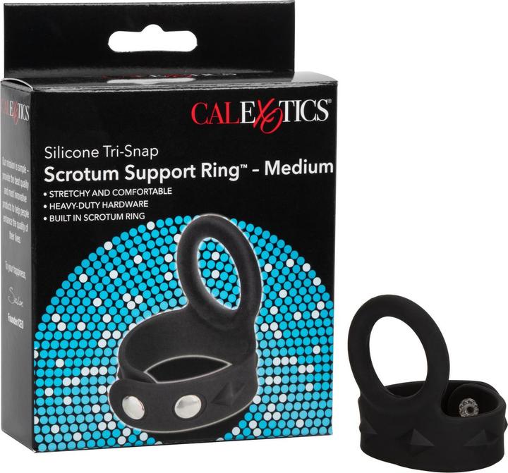 Produktbild CalExotics 3-Snap Scrotum Ring - Medium (3.25 cm)