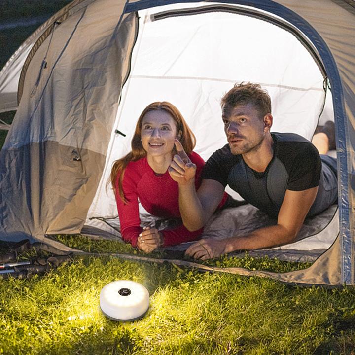 Actual product image Comfort Aid 2in1 Campinglampe mit Lichterkette, 10m, aufrollbar, Akku, 5 Lichtmodi, IPX4