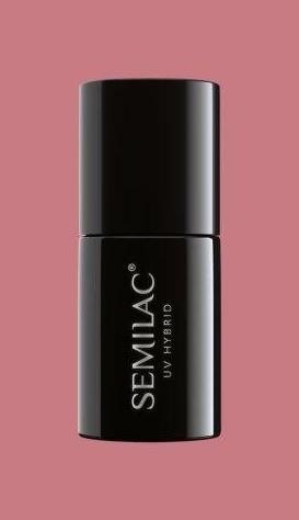 Actual product image Semilac Extend 818 hybrid nail polish 5in1 brown pink 7ml (brown-pink)