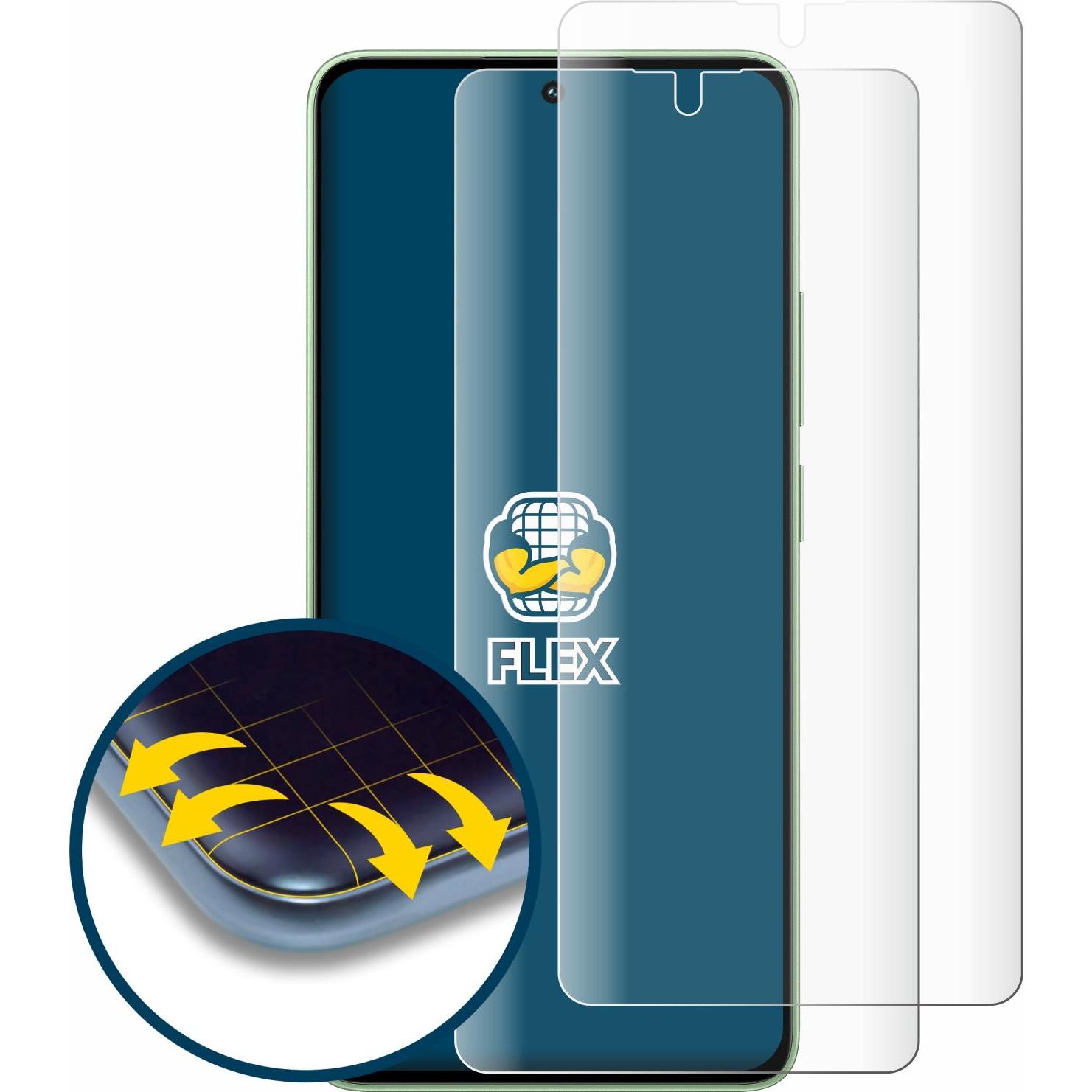 Thumbnail - BROTECT Full-Cover Displayschutz (2 Stück, Xiaomi Redmi Note 13), Smartphone Schutzfolie, Transparent
