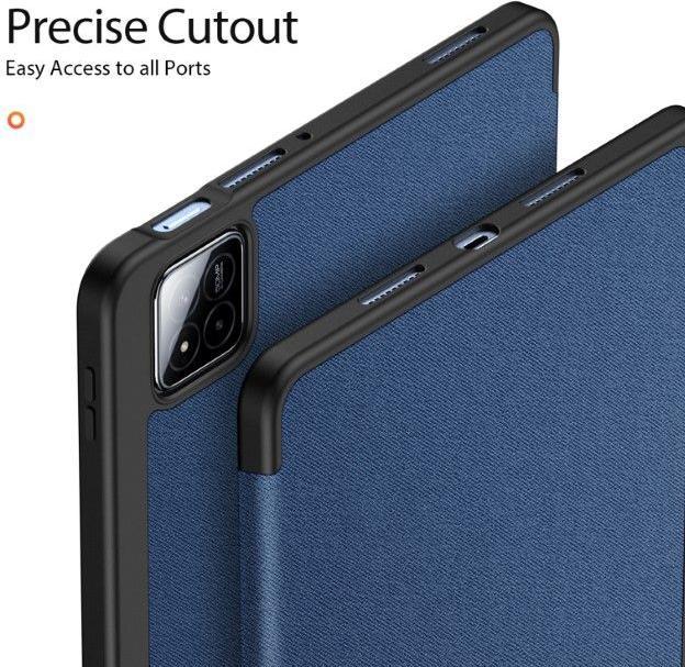 Produktbild Dux Ducis Book case Xiaomi Redmi Pad 7/7 Pro Domo Series Tri-fold Stand PU Leather Tablet Cover Blue (Xiaomi Pad 7 Pro, Xiaomi Pad 7)