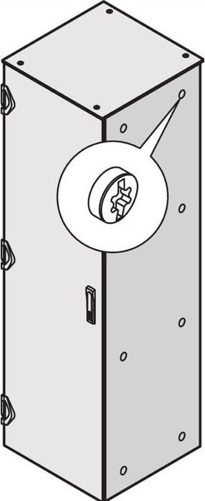 Image du produit Schroff PANNEAU LATÉRAL 2450H 1200T IP55 RAL9003