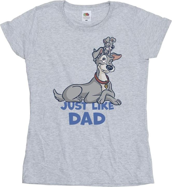 Produktbild Disney Lady And The Tramp Just Like Dad TShirt (L)