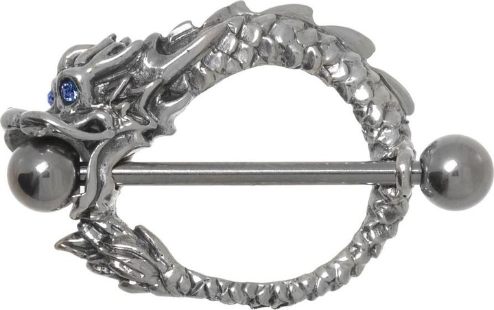 Produktbild Bijouteria Brustpiercing (Chirurgenstahl 316L, Kristall, Silber 925)
