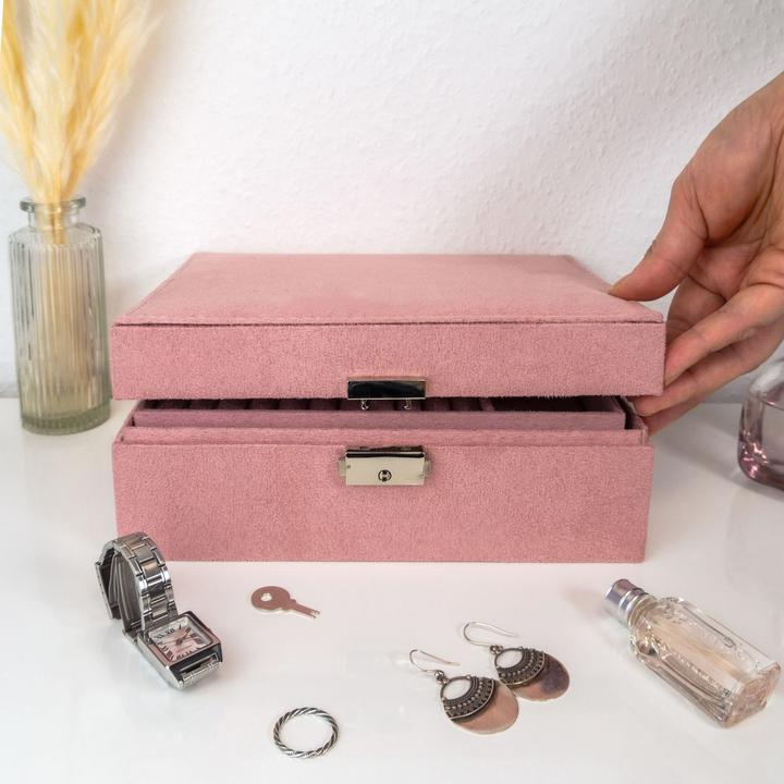 Actual product image Intirilife Jewellery Box in Pink