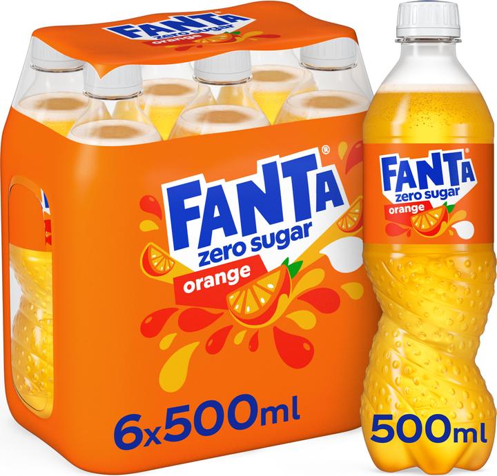 Produktbild Fanta Orange Zero (6 x 50 cl)