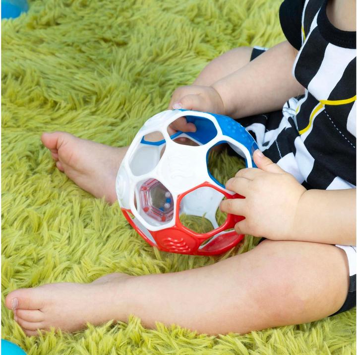 Produktbild Oball Soccer - Fussball (rot/weiss/blau)