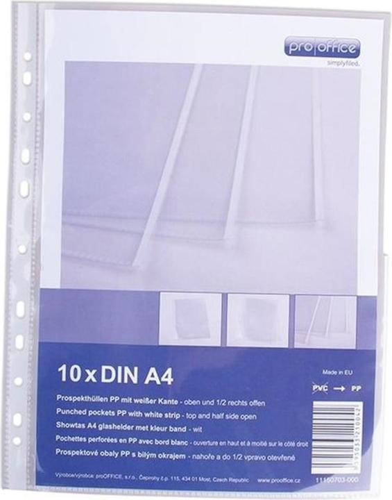 Produktbild Hwb Zeigetaschen glasklar (A4, 10x)
