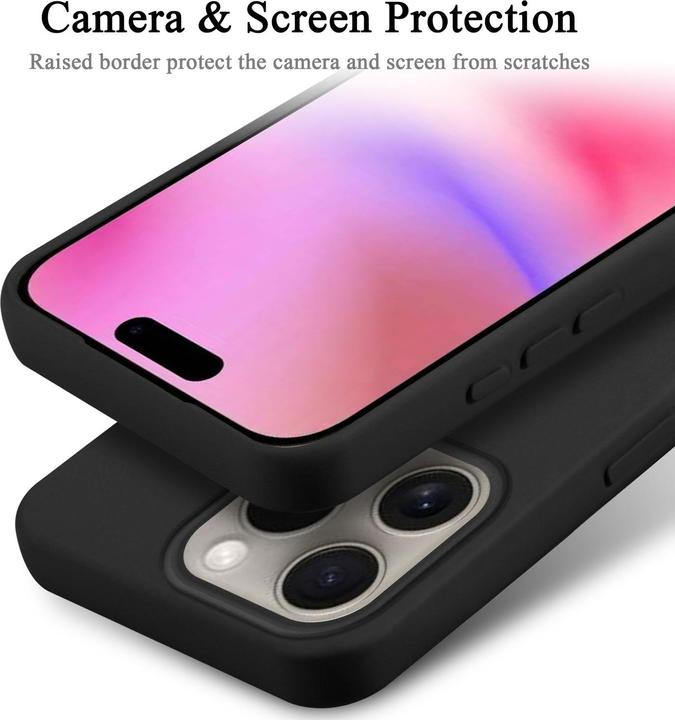 Immagine prodotto Cadorabo Custodia per Apple iPhone 16 PRO MAX TPU Liquid Silicone Case (Apple iPhone 16 Pro Max)