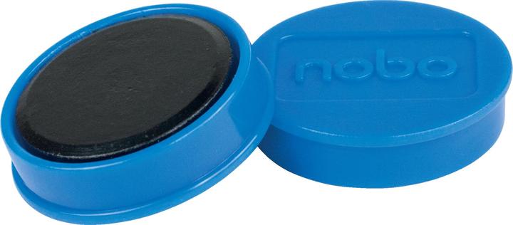 Actual product image Nobo Magnet round 32mm 1915299 blue 10 pieces (10 x)