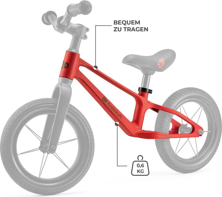 Produktbild KinderKraft balance bike ETER RED